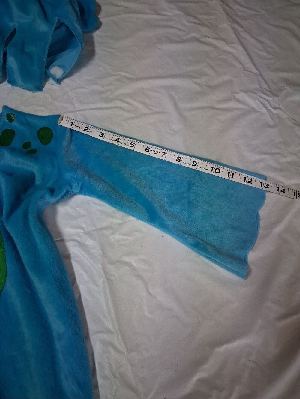 Blue Dinosaur Kids Costume with Green Accents Size 2-3T Preowned - Picture 10 of 10